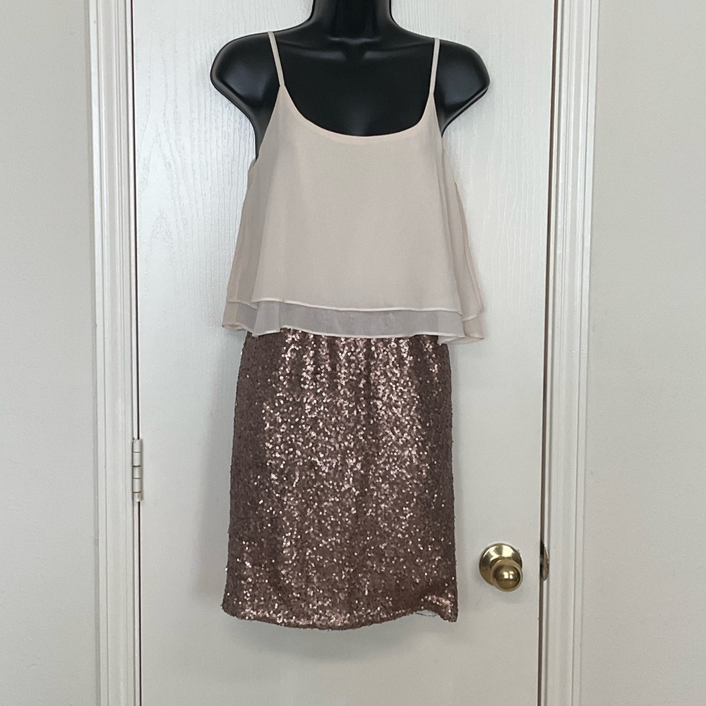 Double Zero Sequin Dress
